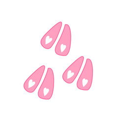 cute baby giraffe footprints