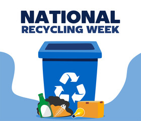 national recycling week for better waste recycling