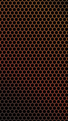 Honeycomb Mesh Grid  , Black honeycomb background abstract wallpaper featuring a repeating honeycomb