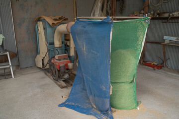 お米の収穫、乾燥