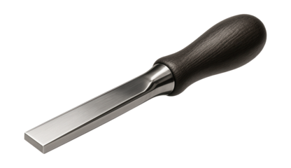 Double-ended jointer with flat and rounded ends for versatile joint finishing.