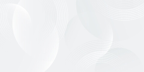 White abstract background with shapes