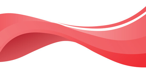 Abstract background with dynamic red wave shape design. Simple and modern background concept for covers, brochures, certificates, wallpapers and presentations.