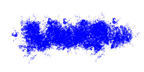 Abstract blue glowing digital mosaic pattern isolated on transparent background