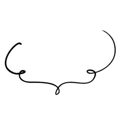 ペンで描いた手書き吹き出し