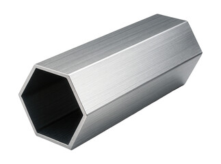 Hexagonal aluminum profile for custom staircase railings.