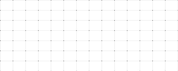 Planer page with dotted grid. Seamless checkered paper texture. Retro bullet journal notebook background. Simple square graph pattern. School math sheet wallpaper. Vector repeating workbook template