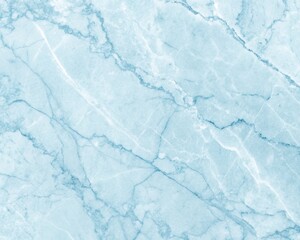 Light Blue Marble Texture, Elegant White Veining High-Resolution Background