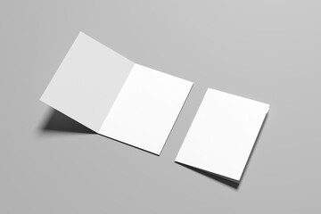 Clean Bifold Brochure Mockup for showcasing your design to clients.