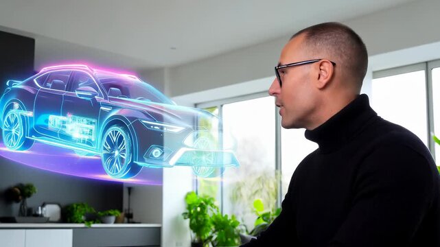  Video Gallery Interface with Play Controls Overlay
