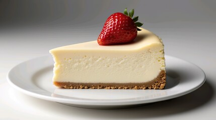 cheesecake with strawberries