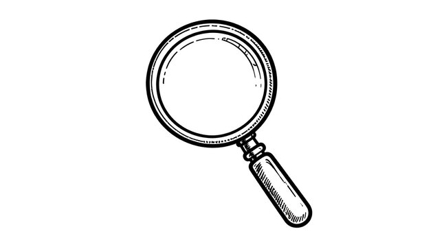 Magnifying Glass Illustration.