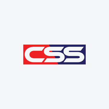 css logo vector , css box two color logo , modern minimal css logo ,unique css logo , professional css logo 