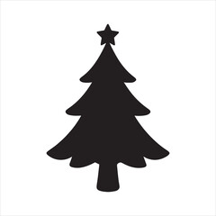 christmas tree vector illustration
