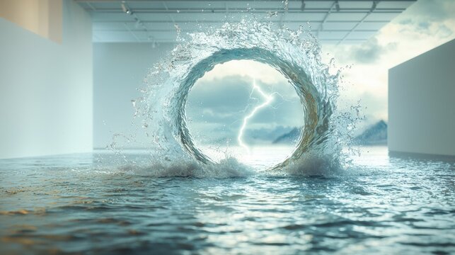 Exploring the Possibilities of a Circular Object Floating in Water: A Symbol of Future Education Innovations