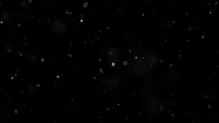 粉雪のようなパーティクルが降るCGエフェクト背景。画面の汚れを演出するイラスト