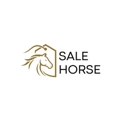 horse logo with a modern and timeless design