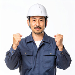 頑張るガテン系の現場作業員