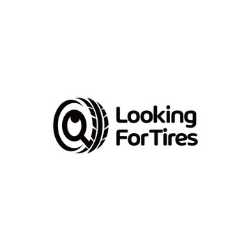Tire logo with unique and abstract design for corporate and individual brand identity, logo for wheel company.
