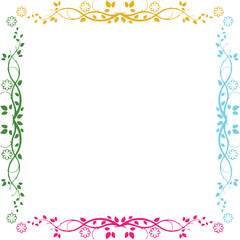 Beautiful colorful flower art and mandala vector design