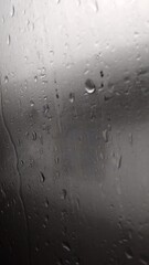 Fototapeta premium rain drops on window