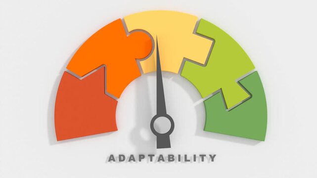 Adapting to change and development for the self or the business. Business transformation, change management or transition to better innovative company, improvement and adaptation to new normal.