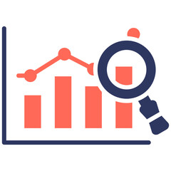 Obraz premium Market Research Icon