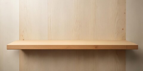 Wooden furniture with glued ash board shelf