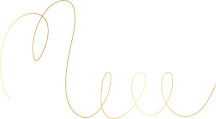 Spiral and swirl golden line icon. Design decoration