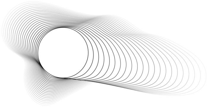 Circle liquid shape overlapping halftone for badges, tag, logo, banner