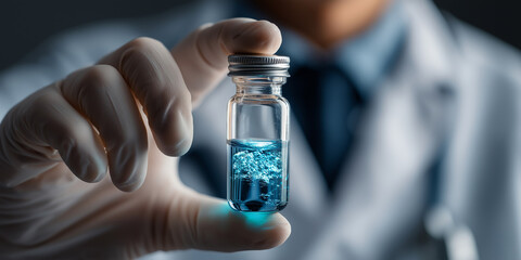 Innovative rare disease research in a laboratory environment focus on scientific breakthroughs and solutions