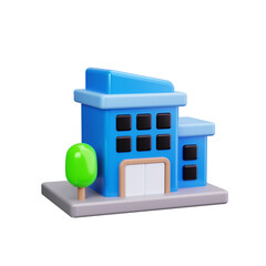 office 3d render icons