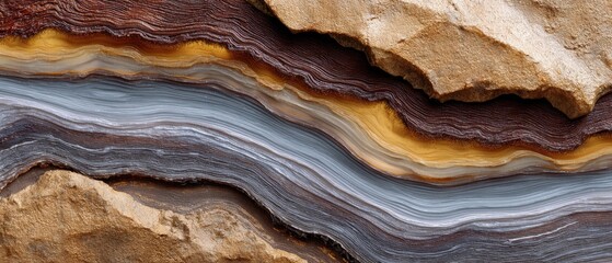 minerals rock background concept. Textured rock layers with striking colors and patterns.
