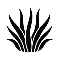 Eelgrass Arrangement Icon Vector Illustration