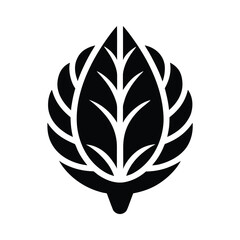 Hornwort Nut Border Icon Vector Illustration