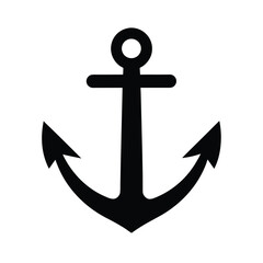 Boat Anchor Icon Vector Illustration