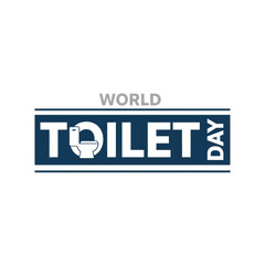 Fototapeta premium Celebrating Sanitation Advocacy A Minimalist Vector Design for World Toilet Day Awareness