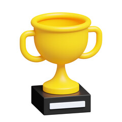 Trophy Award Icon 3D