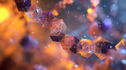 Translucent Polygon Helix Drift/透明ポリゴンヘリックス漂流6