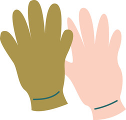 Spring Gardening Tools Element