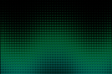 Illustration of a captivating mosaic of emerald and teal squares, arranged in a gridlike formation, creates a visually striking and intricate background, perfect for adding depth and texture