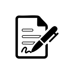 Document signing icon