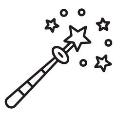 vector illustration of a set of stars