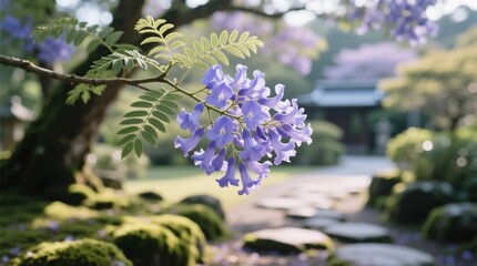 lilac flowers in the garden