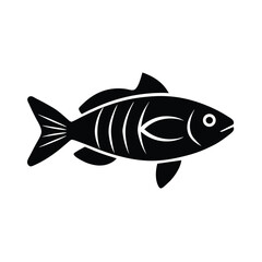 Bioluminescent Fish Icon Vector Illustration