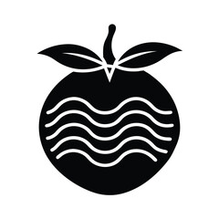 Sea Peach Icon Vector Illustration