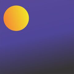 The night full moon background black and purple gradient 