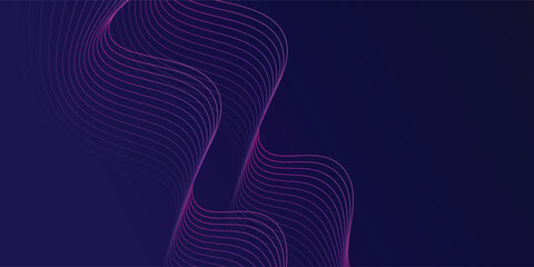 Abstract glowing wave lines on light blue background. Modern flowing wavy lines. Dynamic wave pattern. Futuristic concept. Suit for banner, poster, cover, brochure, flyer, website