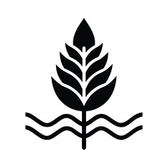 Water Knotweed Icon Vector Illustration