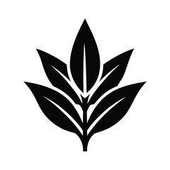 Pickerelweed Leaf Icon Vector Illustration